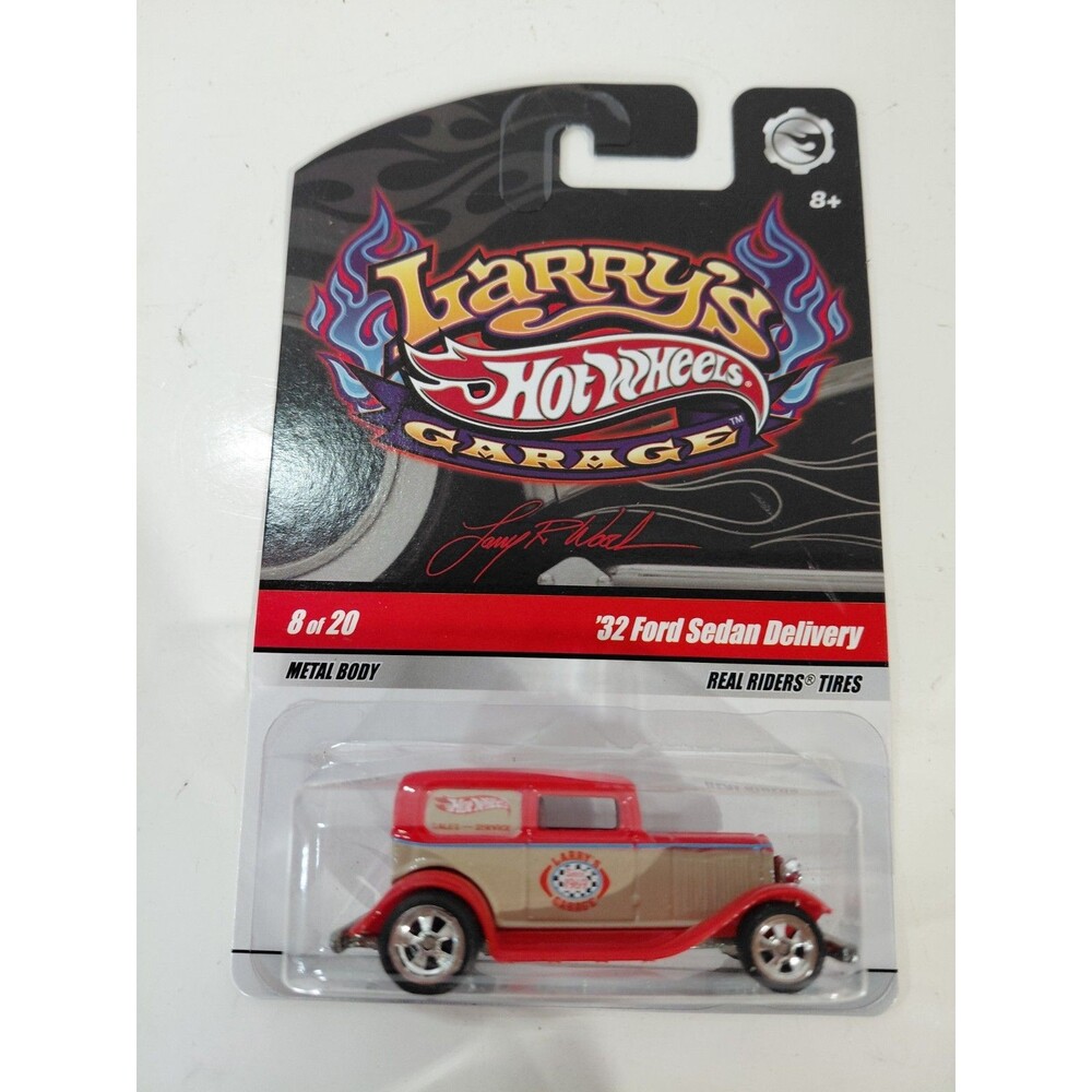 NIP Hot Wheels Larry's Garage 1:64 Die Cast 1932 Ford Sedan Delivery Classic Car